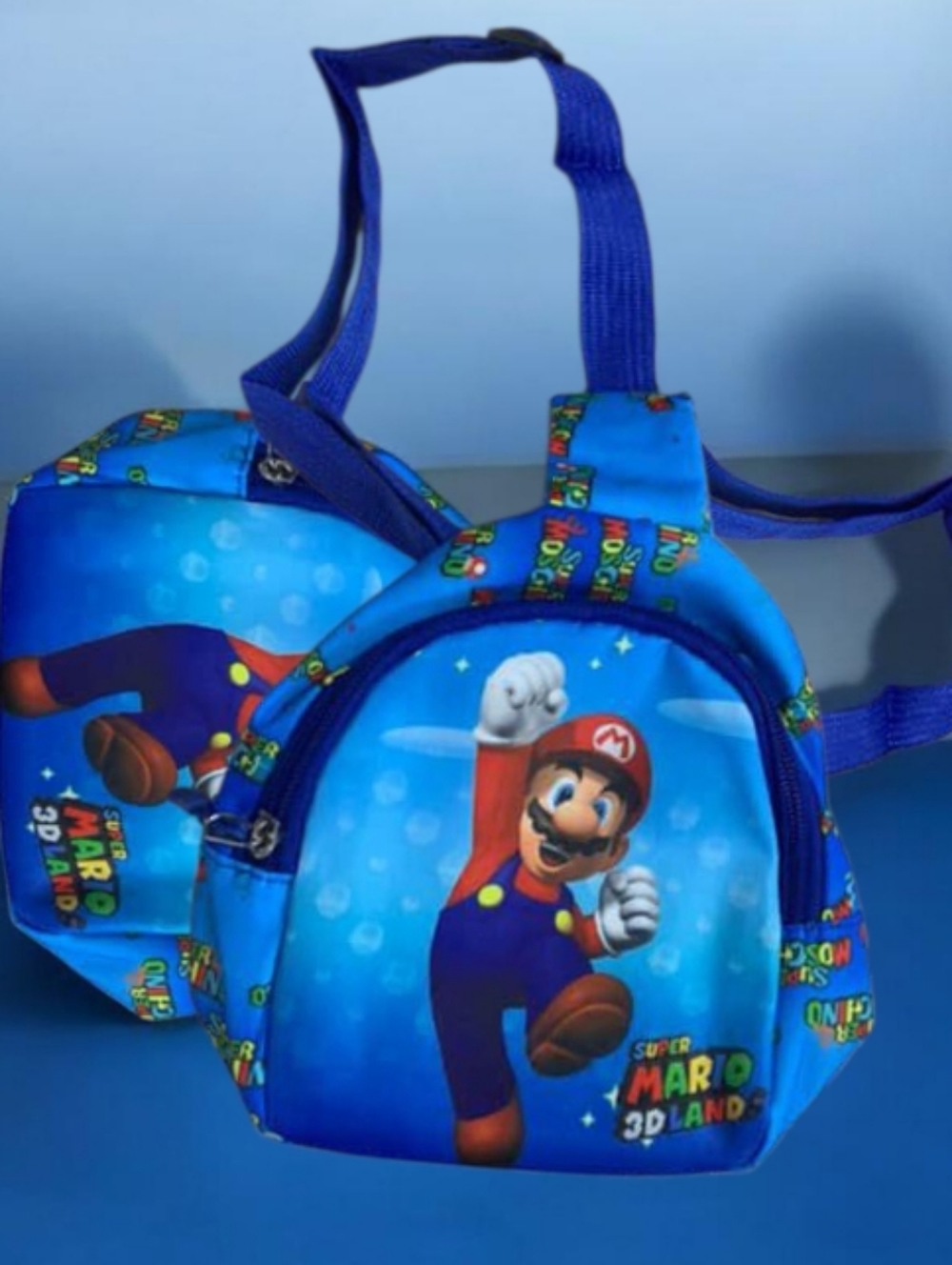 Super Mario Blue Kids Back Pack
